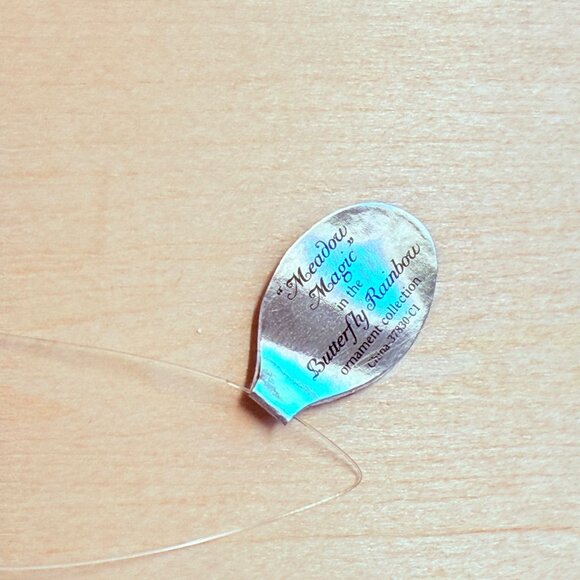 VTG Ashton Drake Butterfly Rainbow Glass Ornament Gift Meadow Magic Whimsical Ar - Picture 6 of 13